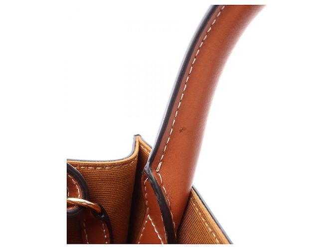 Céline Celine Mini Vertical Cabas 2-Way Handtasche Braun Schwarz - Ansicht 7