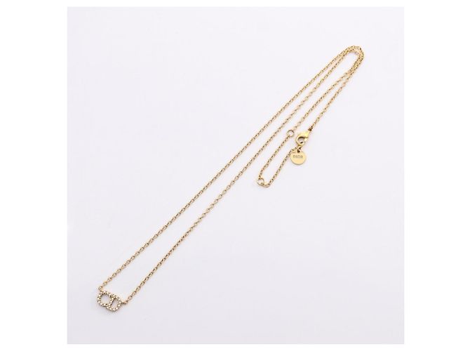 Collana Christian Dior Dior CD Logo D'oro - vista 3