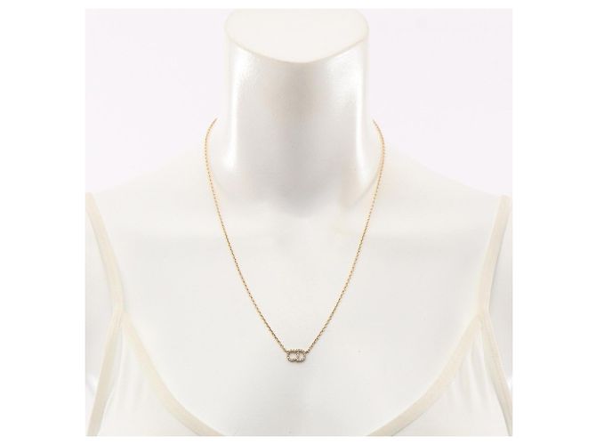 Collana Christian Dior Dior CD Logo D'oro - vista 6