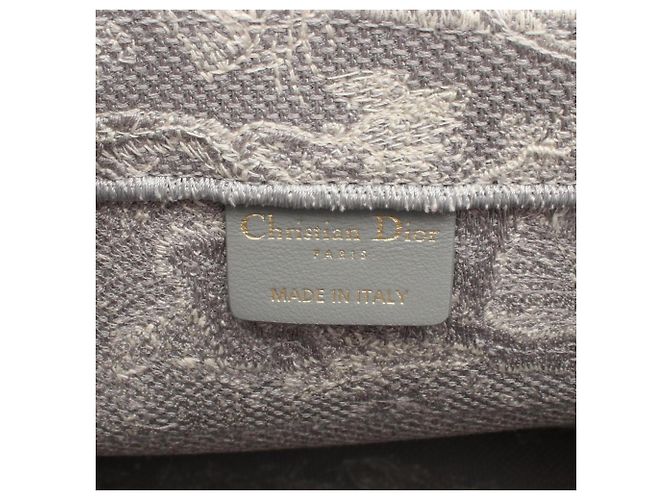 Christian Dior Dior BOOK TOTE Tote Bag Medium Marrone Bianco - vista 4
