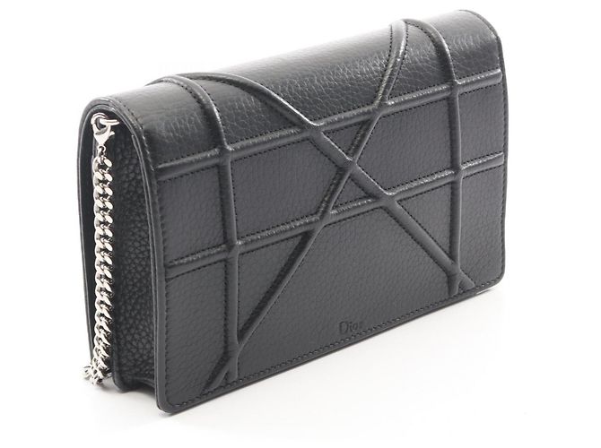 Borsa a tracolla Christian Dior Dior DIORAMA Nero - vista 2