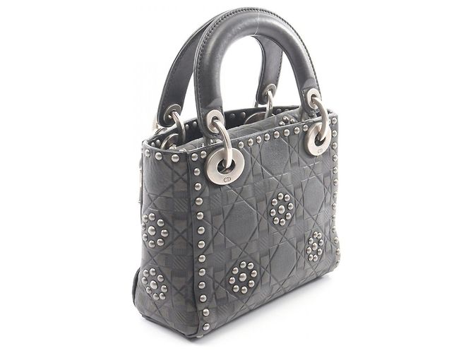Borsa 2-Way Christian Dior Dior Lady Mini Nero - vista 2