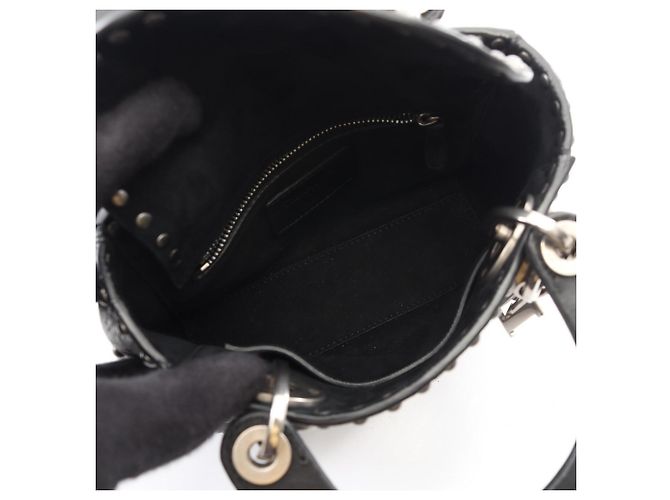 Borsa 2-Way Christian Dior Dior Lady Mini Nero - vista 3