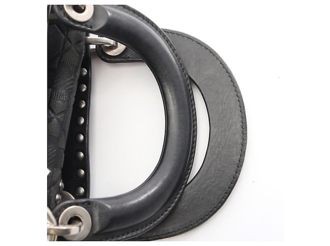 Borsa 2-Way Christian Dior Dior Lady Mini Nero - vista 5