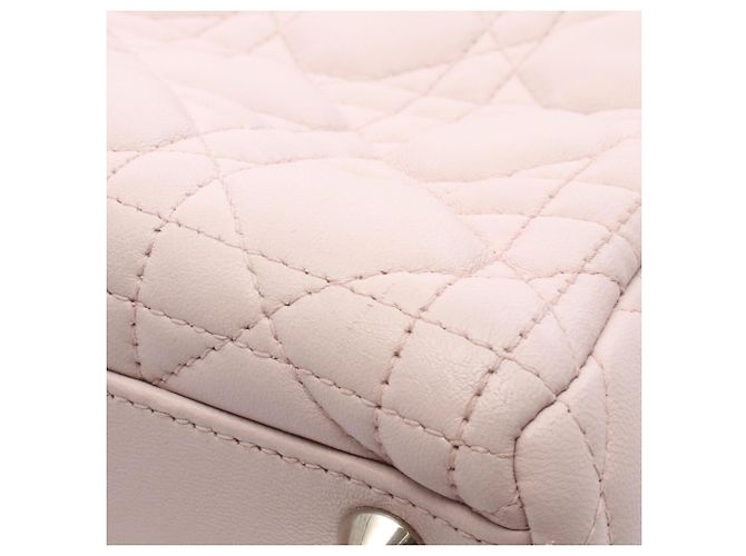 Bolsa 2-way Christian Dior Dior Lady Large Cannage Rosa - vista 5