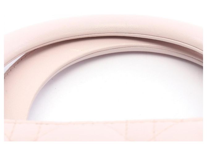 Bolsa 2-way Christian Dior Dior Lady Large Cannage Rosa - vista 6