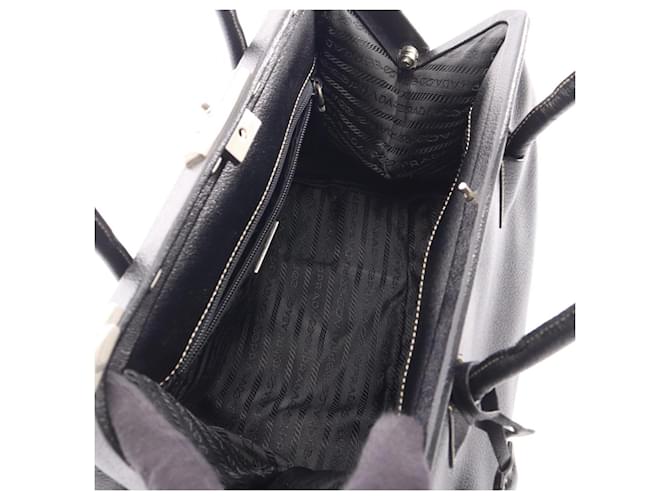 Borsa a mano Prada PRADA Doctor's Bag Nero - vista 3