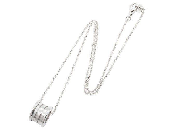 Bulgari Collar Bvlgari B-zero1 en oro blanco de 18K Plata - vista 2