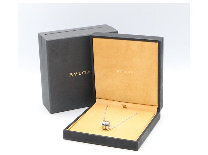 Bulgari Collar Bvlgari B-zero1 en oro blanco de 18K Plata - vista 6