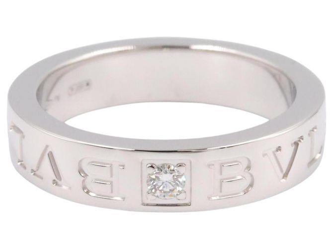 Bulgari Bvlgari B-zero1 18K White Gold Band Ring Silvery - view 2
