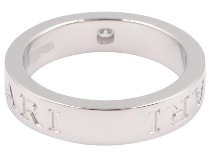 Bulgari Bvlgari B-zero1 18K White Gold Band Ring Silvery - view 3