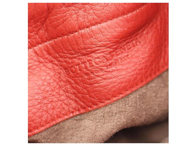 Borsa a tracolla con coulisse Bottega Veneta Intrecciato Rosso - vista 4