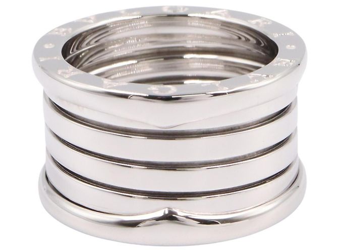 Bulgari Anello Bvlgari B-zero1 4-Band in oro bianco 18K Argento - vista 2