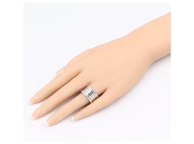 Bulgari Anello Bvlgari B-zero1 4-Band in oro bianco 18K Argento - vista 6