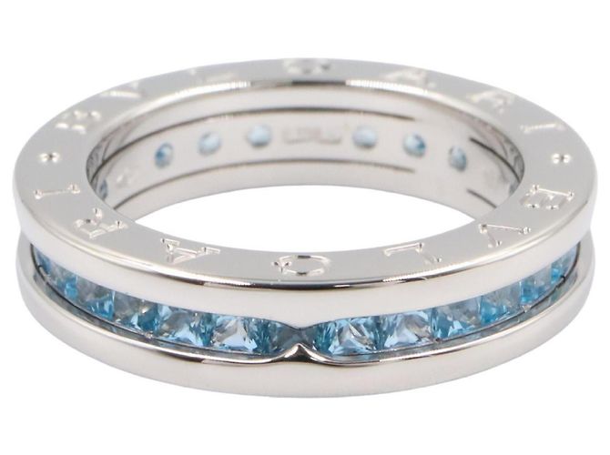 Bulgari Anillo Bvlgari B-zero1 Plata Azul - vista 2