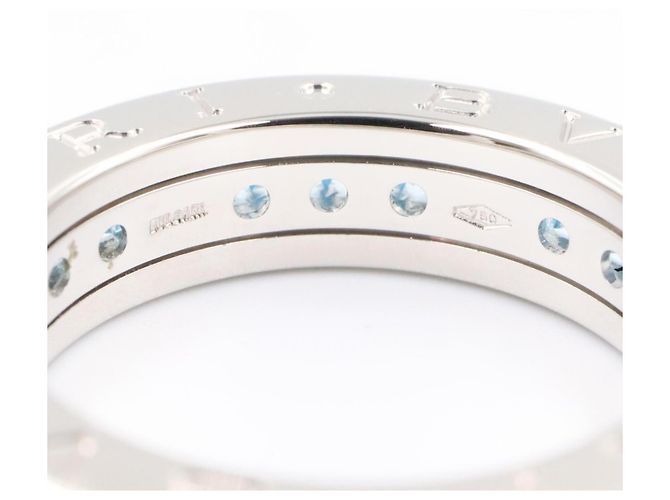 Bulgari Anillo Bvlgari B-zero1 Plata Azul - vista 3