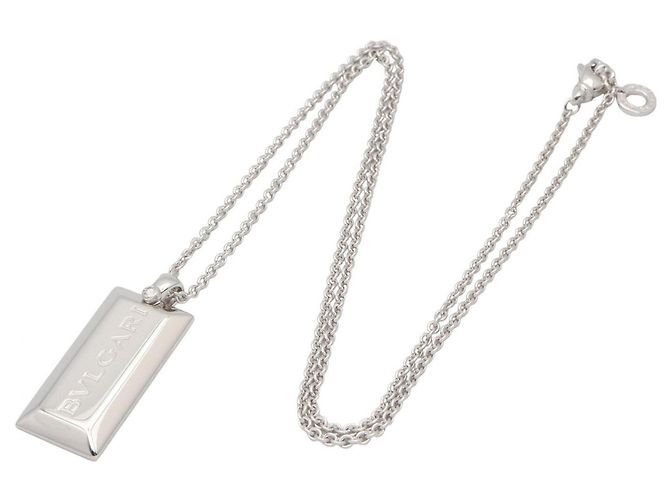 Bulgari Collana Ingot 1P Diamond di Bvlgari Argento - vista 2