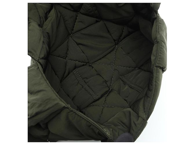 Borsa a tracolla Bottega Veneta Padded Tech Cassette Verde - vista 3