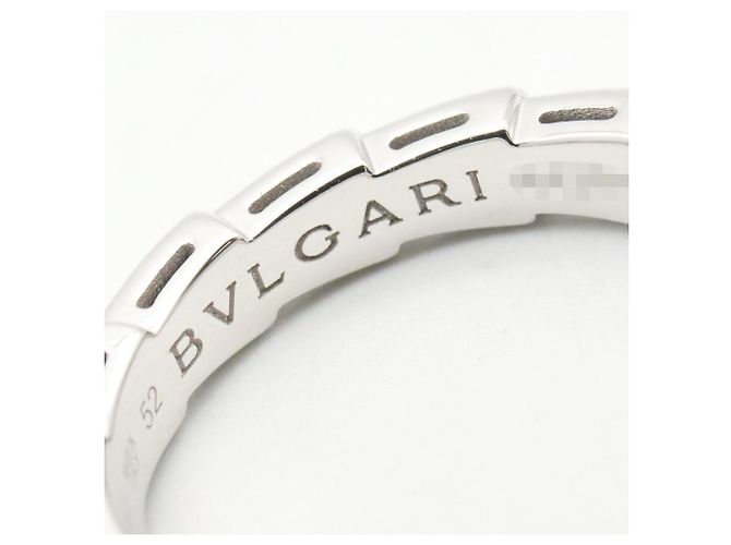 Bulgari Bvlgari Serpenti Viper Ring aus 18K Weißgold Silber - Ansicht 4