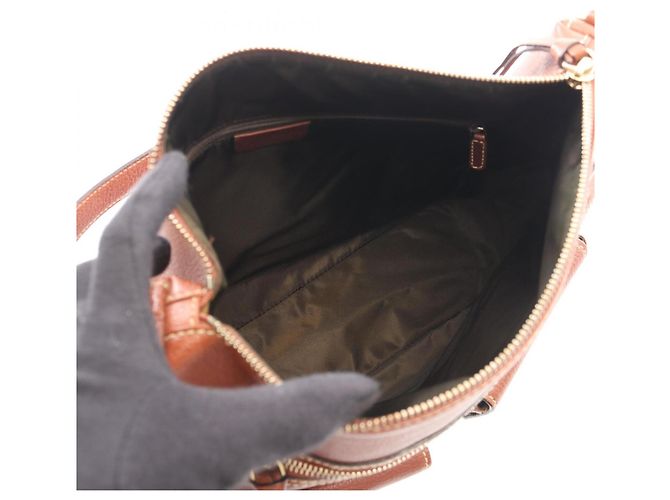 Bulgari Borsa a tracolla in pelle Bvlgari Marrone - vista 3