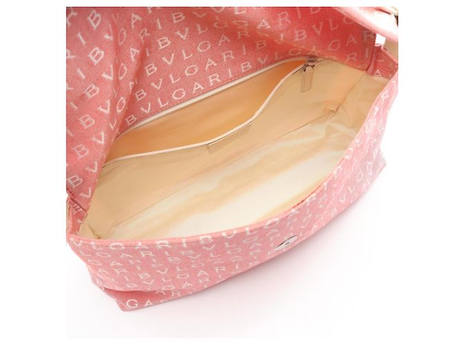 Bulgari Borsa a tracolla Bvlgari BVLGARI Logo Mania Rosa Bianco - vista 3