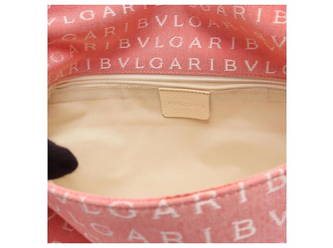 Bulgari Borsa a tracolla Bvlgari BVLGARI Logo Mania Rosa Bianco - vista 5
