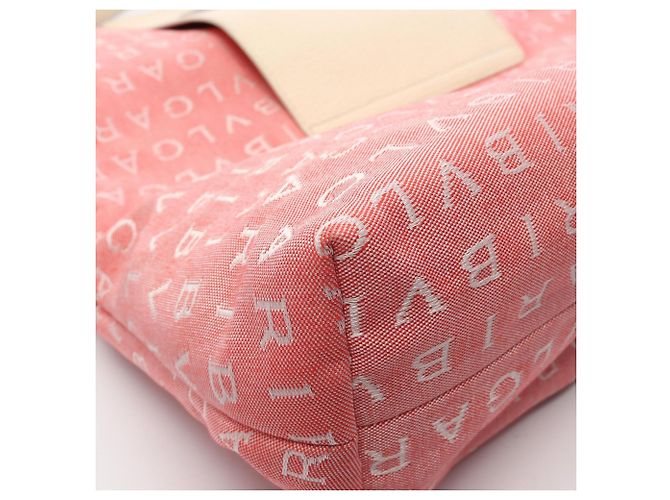 Bulgari Borsa a tracolla Bvlgari BVLGARI Logo Mania Rosa Bianco - vista 8