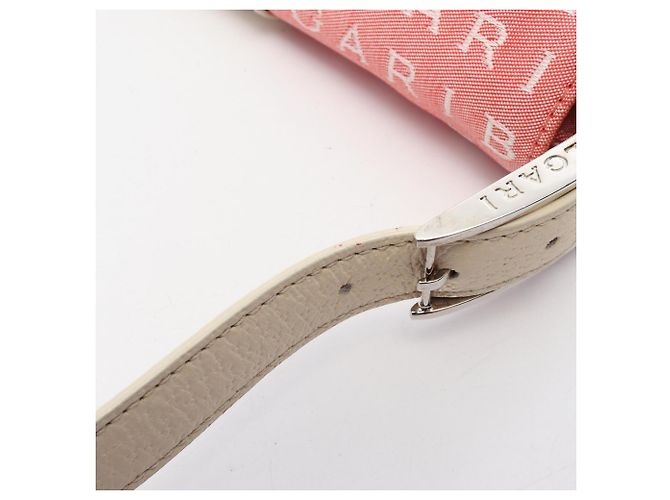 Bulgari Borsa a tracolla Bvlgari BVLGARI Logo Mania Rosa Bianco - vista 9