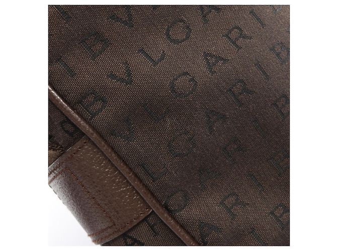Borsa a tracolla Bulgari BVLGARI Logo Mania Marrone - vista 8