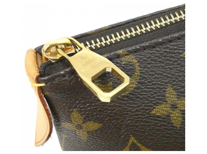 Borsa Louis Vuitton Monogram Totally GM Marrone - vista 4