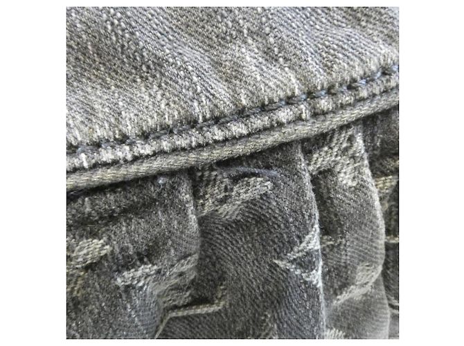 Borsa Louis Vuitton Monogram Denim Neo Cabby MM Nero - vista 3
