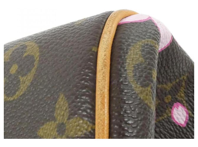 Borsa Louis Vuitton Monogram Cherry Blossom Sac Retro PM Marrone - vista 6
