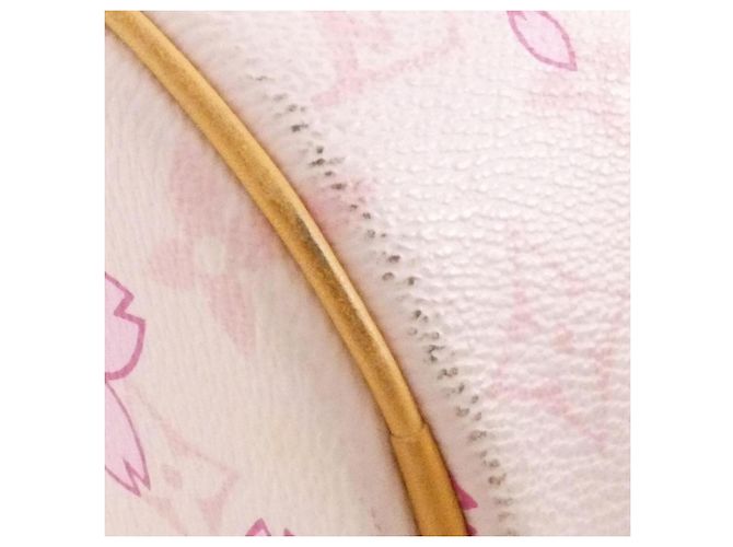 Borsa Louis Vuitton Monogram Cherry Blossom Papillon M92010 Marrone - vista 3