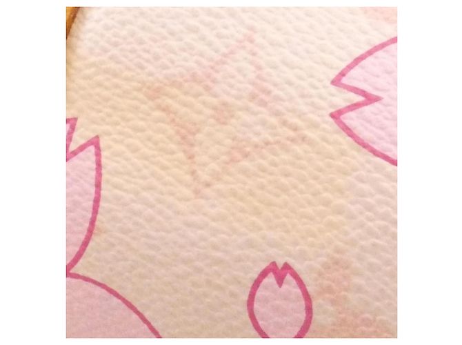 Borsa Louis Vuitton Monogram Cherry Blossom Papillon M92010 Marrone - vista 4
