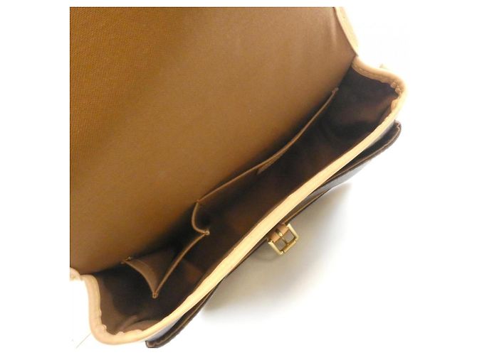 Borsa a Spalla Louis Vuitton Monogram Sologne M42250 Marrone - vista 9