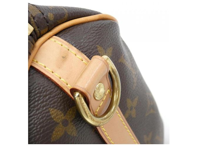 Borsa Boston Louis Vuitton Monogram Speedy Bandoulière Marrone - vista 4