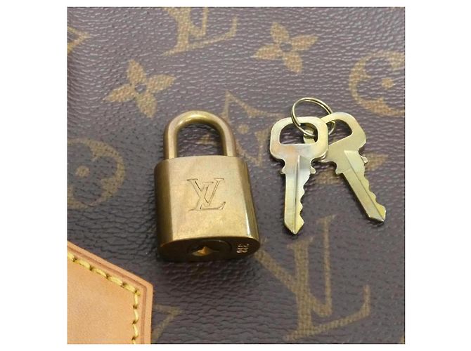 Borsa Boston Louis Vuitton Monogram Speedy Bandoulière Marrone - vista 5