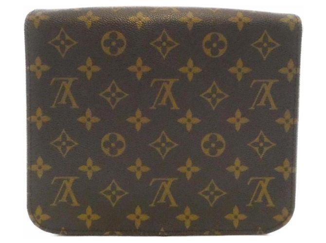 Borsa a tracolla Louis Vuitton Monogram Cartouchiere Marrone - vista 2