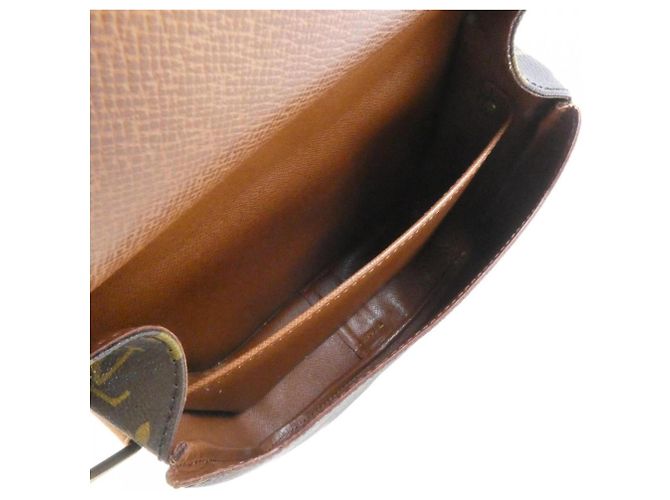 Borsa a tracolla Louis Vuitton Monogram Cartouchiere Marrone - vista 9