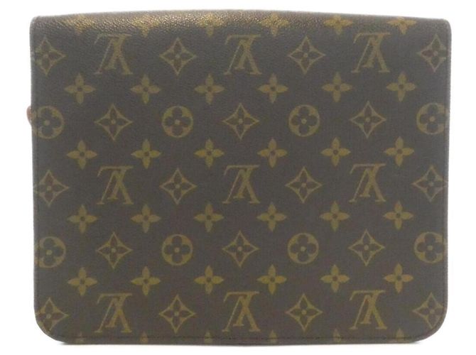 Borsa a Spalla Louis Vuitton Monogram Cartouchiere Marrone - vista 2