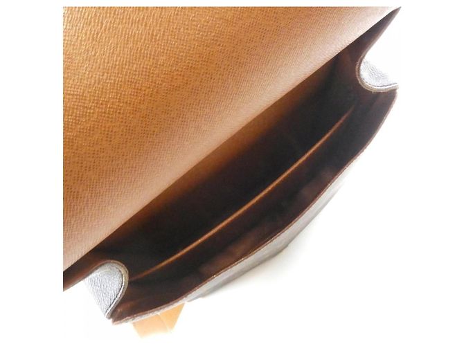 Borsa a Spalla Louis Vuitton Monogram Cartouchiere Marrone - vista 8