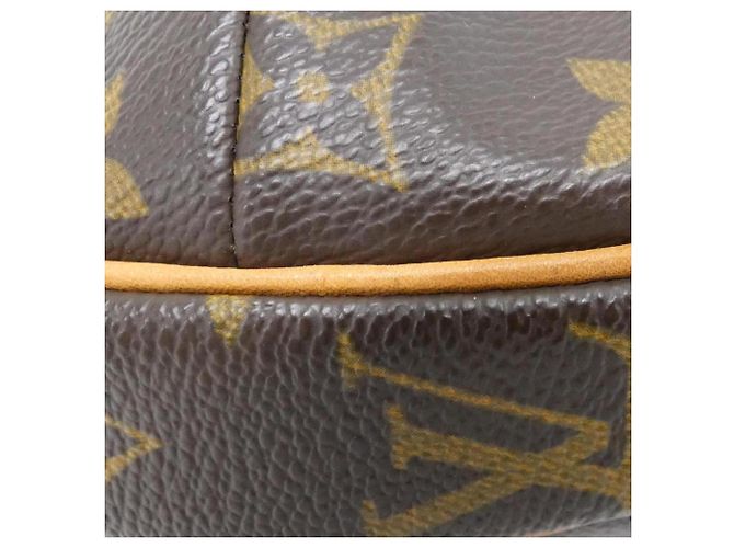 Borsa a Spalla Louis Vuitton Monogram Croissant MM M51512 Marrone - vista 2