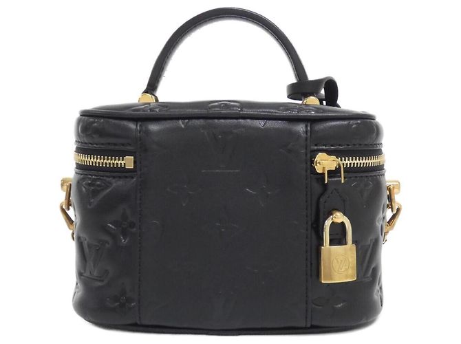 Borsa Louis Vuitton Monogram Vanity Coussin PM Nero - vista 2