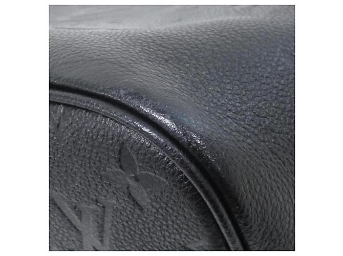 Borsa Louis Vuitton Monogram Empreinte Neverfull MM Nero - vista 2