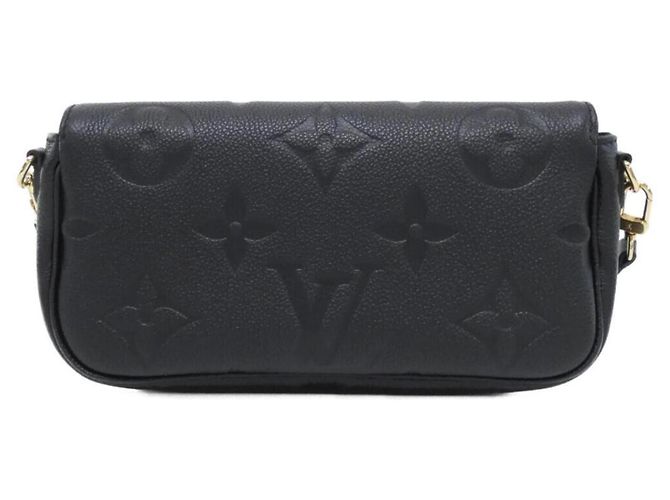 Portafoglio con catena Louis Vuitton Monogram Empreinte Ivy M82154 Borsa a tracolla Nero - vista 2