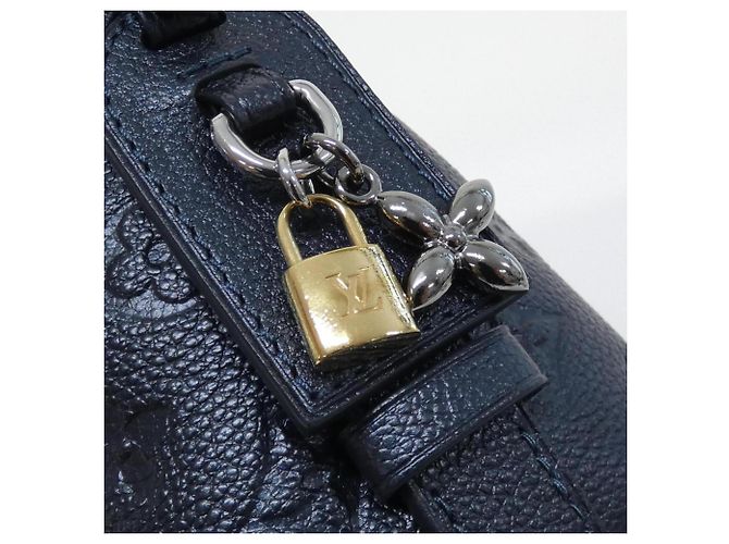 Borsa Louis Vuitton Monogram Empreinte All-in-BB Blu - vista 5