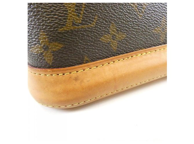 Borsa Louis Vuitton Monogram Alma BB Marrone - vista 4