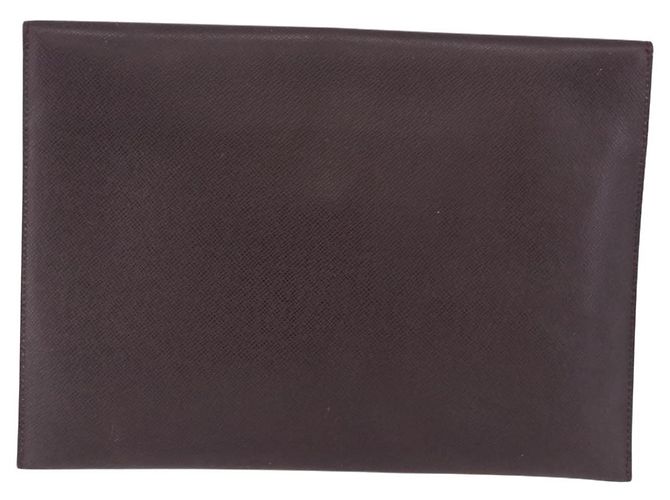 LOUIS VUITTON Taiga Document Case Pouch Acajou M99087 LV Auth mr2772 Marrone - vista 2