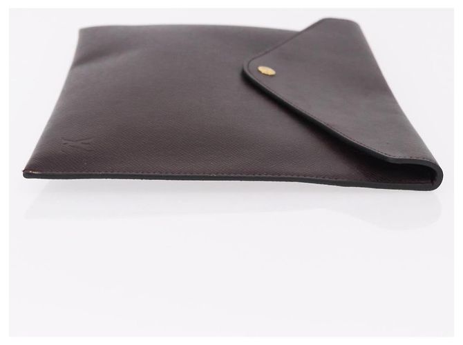 LOUIS VUITTON Taiga Document Case Pouch Acajou M99087 LV Auth mr2772 Marrone - vista 3