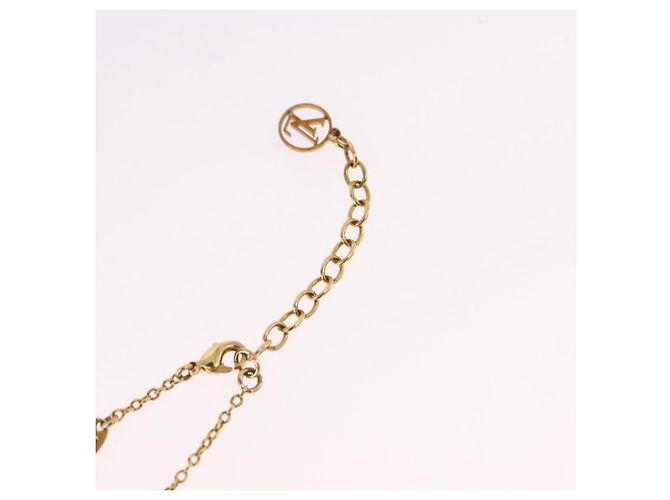 Collana Essential V LOUIS VUITTON Oro M61083 LV Auth bs36156 D'oro - vista 11